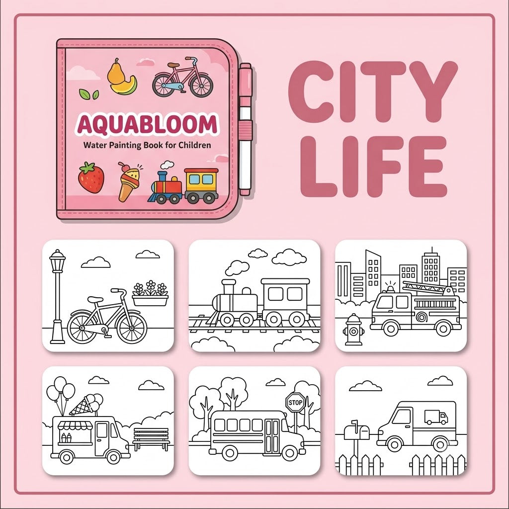 AquaBloom™ Mess Free Colouring Book