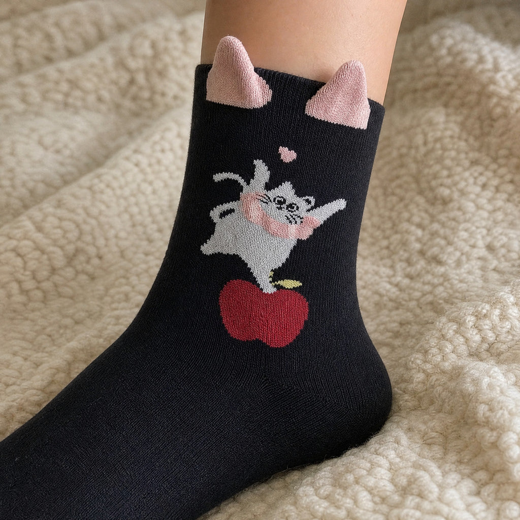 MeowMates™ Funny Cat Crew Socks