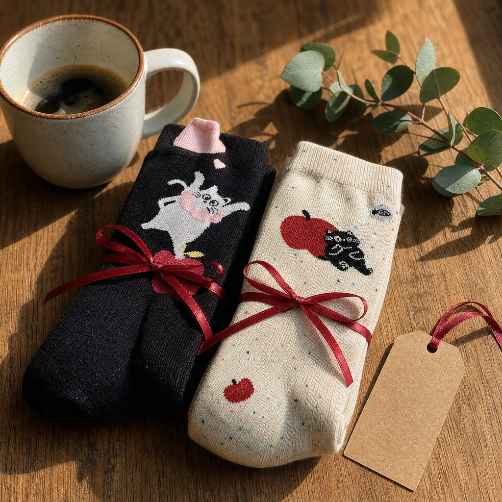 MeowMates™ Funny Cat Crew Socks