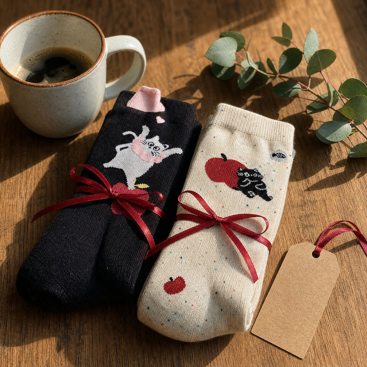MeowMates™ Funny Cat Crew Socks