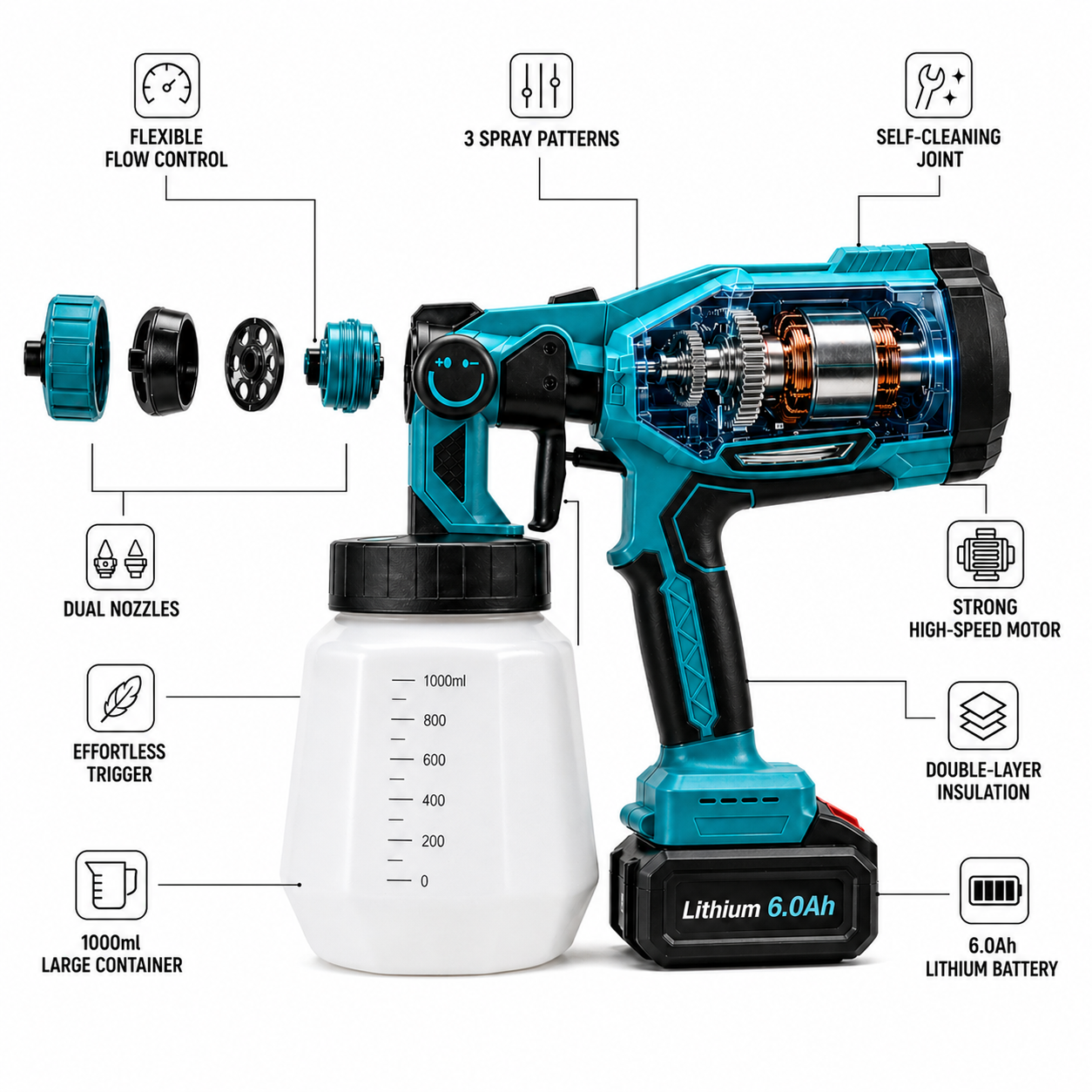 Loka Cordless Paint Sprayer