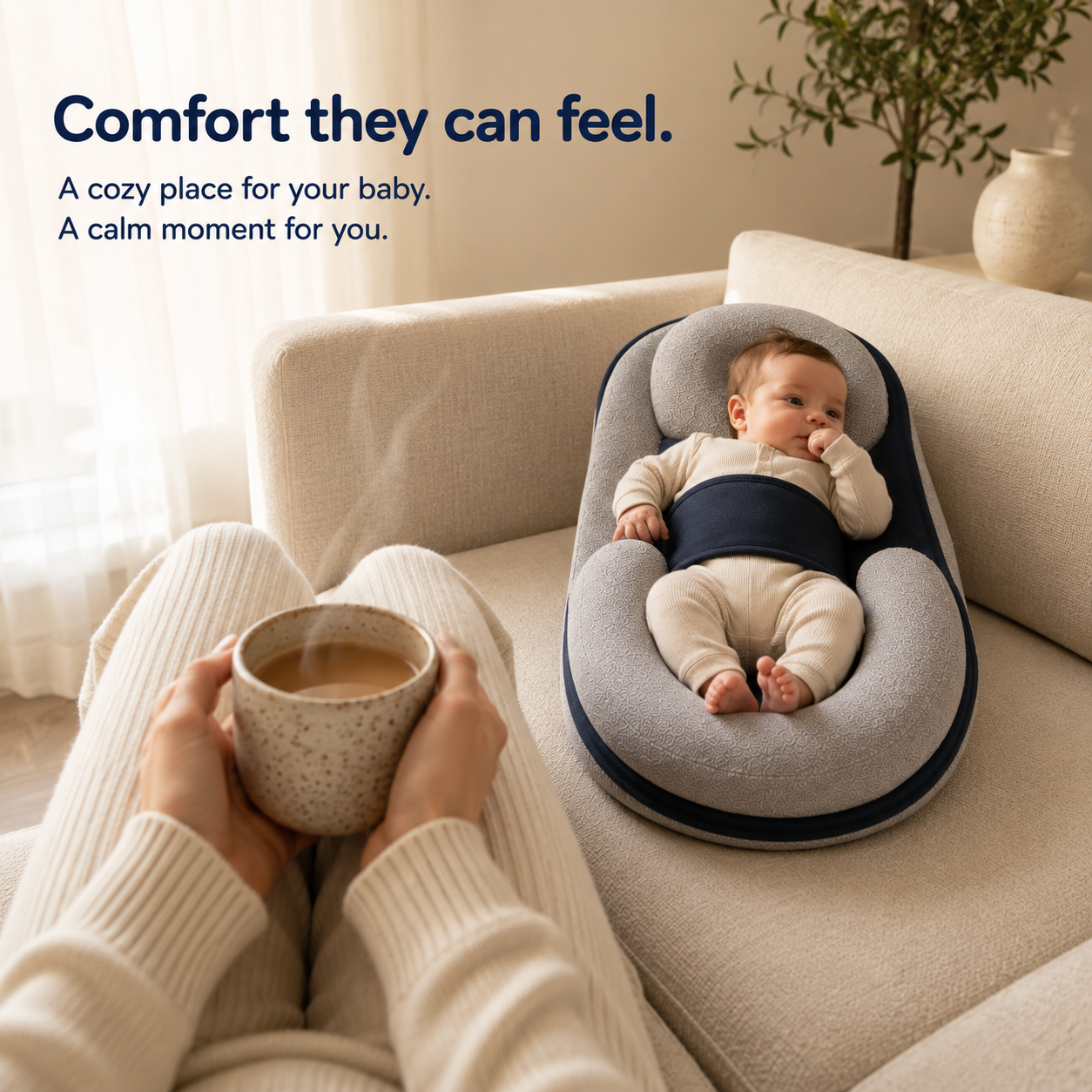 A Little More Calm for Baby. A Little More Peace for You.