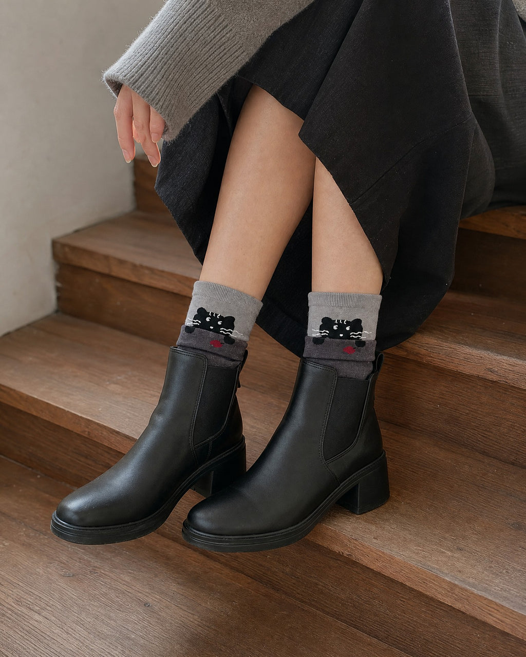 MeowMates™ Funny Cat Crew Socks